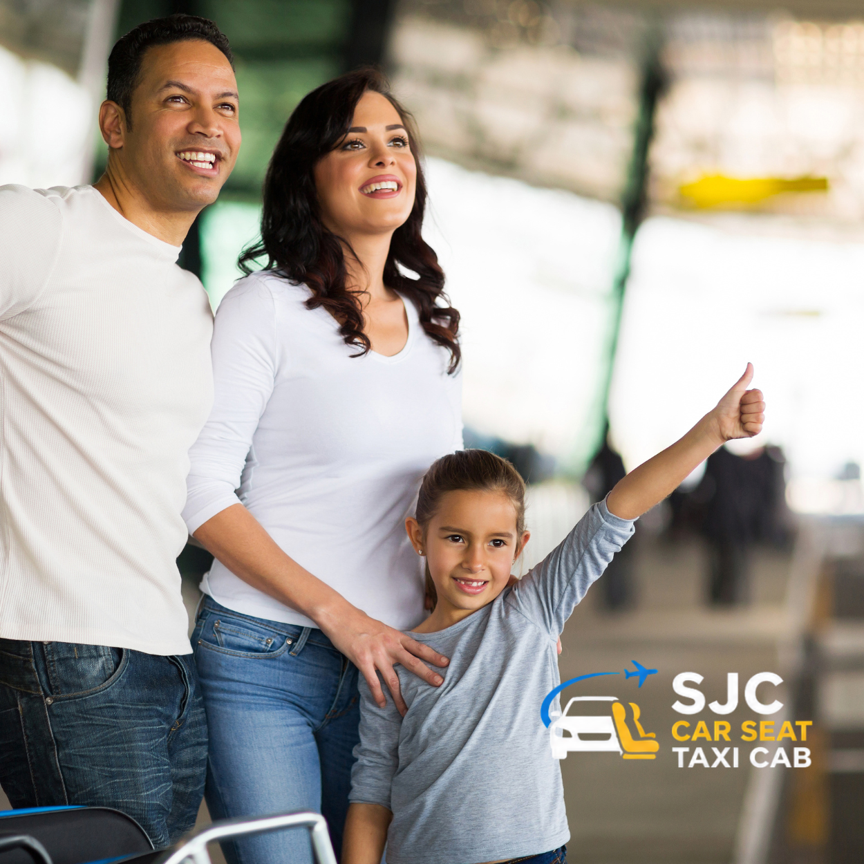 SJC Car Seat Taxi Cab San Jose CA